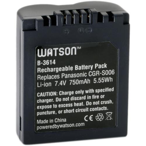 Watson CGR-S006 Lithium-Ion Battery Pack (7.4V, 750 mAh) B-3614, Watson, CGR-S006, Lithium-Ion, Battery, Pack, 7.4V, 750, mAh, B-3614