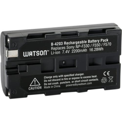Watson NP-F550 Lithium-Ion Battery Pack (7.4V, 2200mAh) B-4203