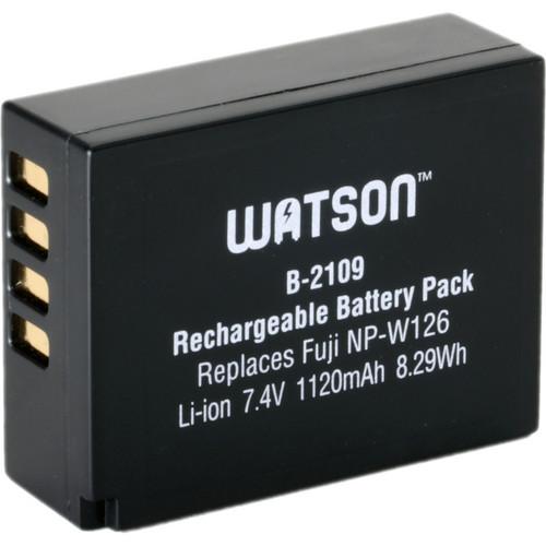 Watson NP-W126 Lithium-Ion Battery Pack (7.4V, 1120mAh) B-2109, Watson, NP-W126, Lithium-Ion, Battery, Pack, 7.4V, 1120mAh, B-2109