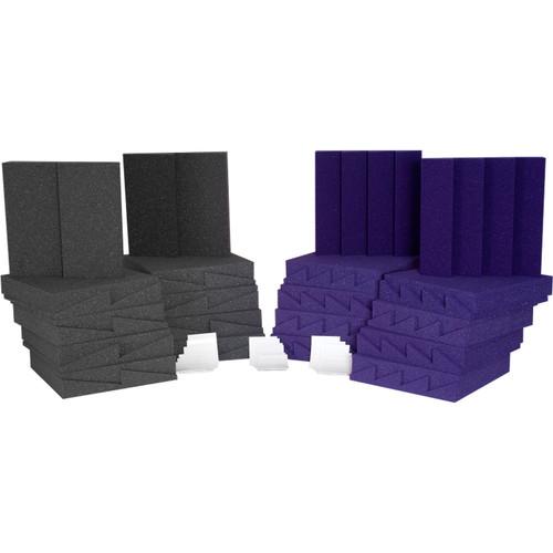 Auralex D36 (Charcoal Grey/Purple) Roominators Kit D36CHA/PUR, Auralex, D36, Charcoal, Grey/Purple, Roominators, Kit, D36CHA/PUR