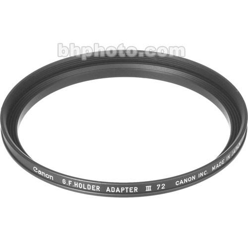 Canon 72mm Adapter Ring for Gelatin Filter Holder III 2710A001, Canon, 72mm, Adapter, Ring, Gelatin, Filter, Holder, III, 2710A001