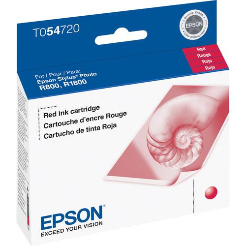 Epson  Red Ink Cartridge T054720, Epson, Red, Ink, Cartridge, T054720, Video