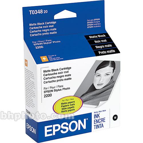 Epson UltraChrome Matte Black Ink Cartridge T034820