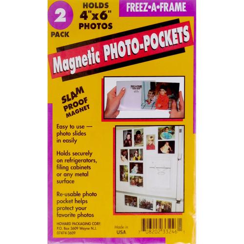 FREEZE-A-FRAME Magnetic Photo Pockets (4 x 6