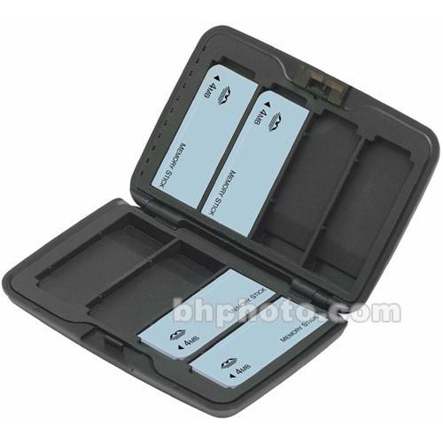 Hakuba DMS-MS8 Memory Stick Card Case (Titanium Finish)