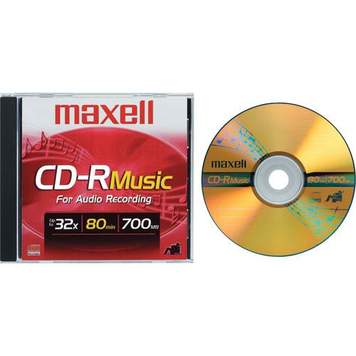 Maxell  CD-R 80 Music Gold 625130, Maxell, CD-R, 80, Music, Gold, 625130, Video
