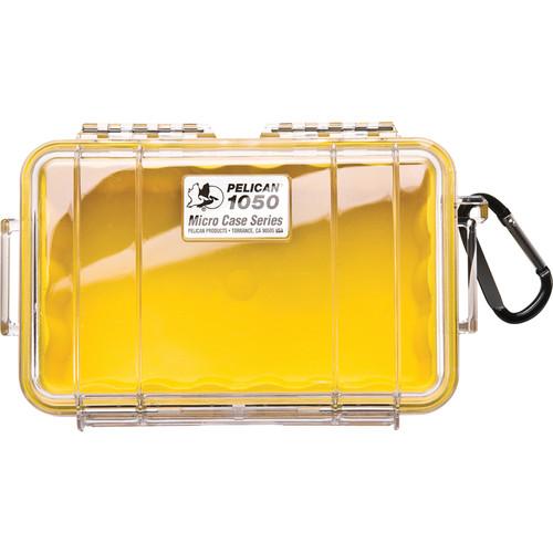Pelican 1050 Clear Micro Case (Yellow) 1050-027-100, Pelican, 1050, Clear, Micro, Case, Yellow, 1050-027-100,