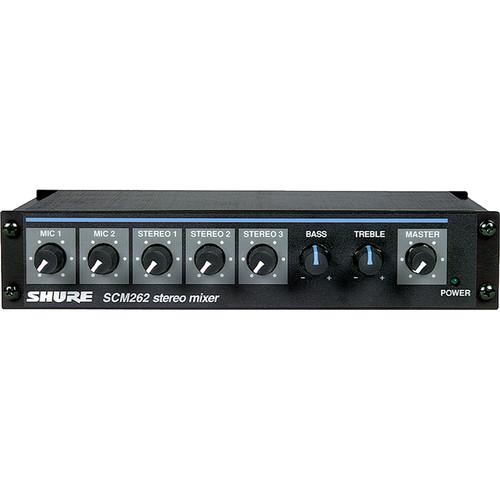 Shure  SCM262 Stereo Microphone Mixer SCM262