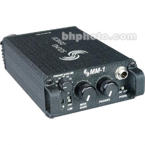 Sound Devices MM-1 Single Channel Portable Microphone Preamp, Sound, Devices, MM-1, Single, Channel, Portable, Microphone, Preamp