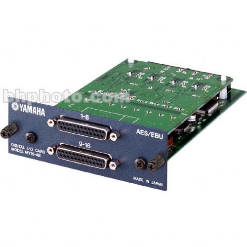 User manual Yamaha MY16AE 16 Channel AES/EBU Interface Card MY16AE
