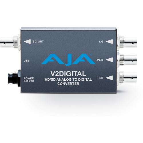 AJA V2Digital Analog to HD/SD-SDI Mini-Converter V2DIGITAL, AJA, V2Digital, Analog, to, HD/SD-SDI, Mini-Converter, V2DIGITAL,