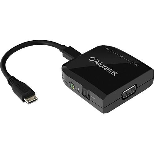 Aluratek HDMI 1080p to VGA Adapter with Audio AHV100F, Aluratek, HDMI, 1080p, to, VGA, Adapter, with, Audio, AHV100F,