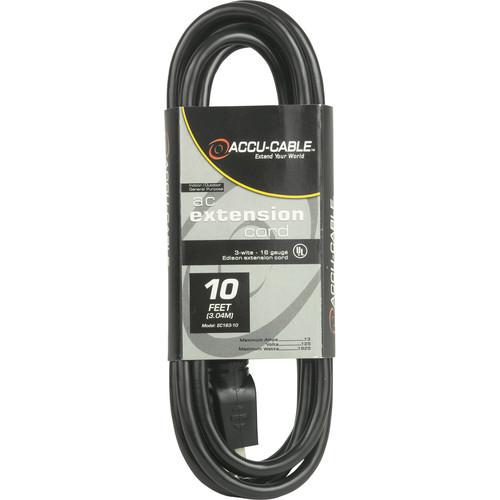 American DJ Accu-Cable 3-Wire 16-Gauge Edison AC EC-163-10