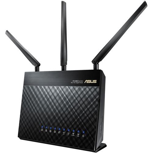 ASUS RT-AC68U Dual-Band Wireless-AC1900 Gigabit Router RT-AC68U, ASUS, RT-AC68U, Dual-Band, Wireless-AC1900, Gigabit, Router, RT-AC68U