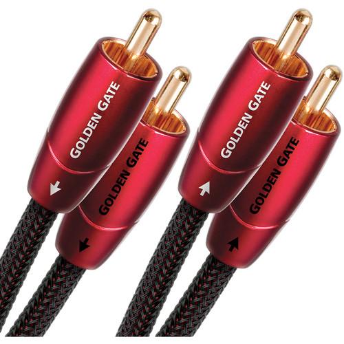 AudioQuest Golden Gate RCA to RCA Cable (5.0') GOLDG01.5R, AudioQuest, Golden, Gate, RCA, to, RCA, Cable, 5.0', GOLDG01.5R,