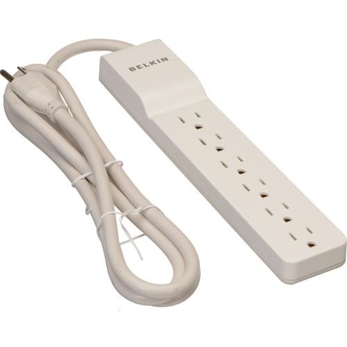 Belkin 6-Outlet Home/Office Surge Protector (6') BE10600006-CM, Belkin, 6-Outlet, Home/Office, Surge, Protector, 6', BE10600006-CM