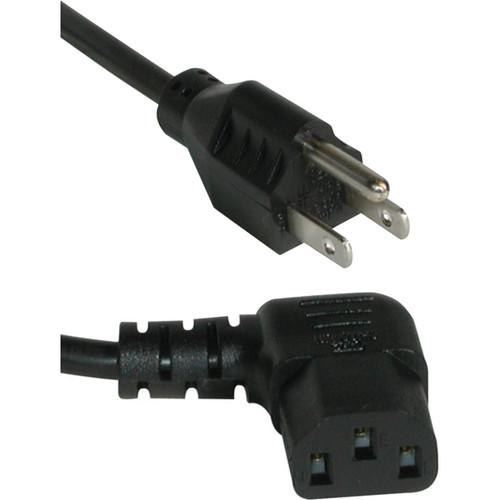 C2G 14' 18 AWG Universal Right Angle Power Cord 28593