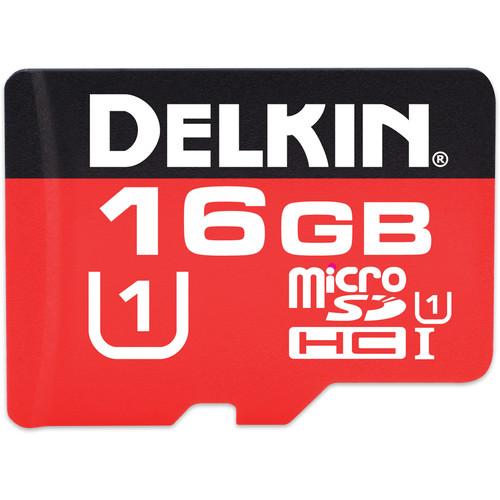 Delkin Devices 16GB 375x UHS-1 MicroSDHC Memory DDMSD37516GB