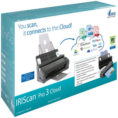 IRIS IRIScan Pro 3 Cloud Mobile Document Scanner 457893