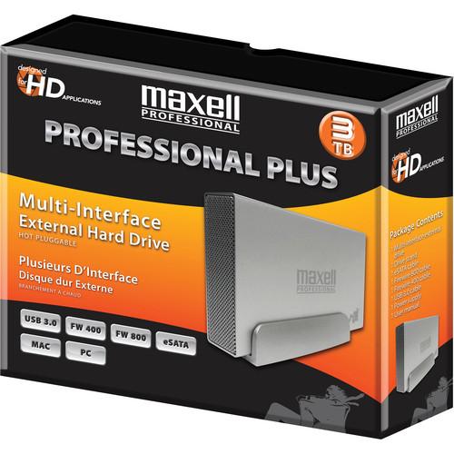 Maxell 665386 3TB Professional Plus Multi-Interface 665386, Maxell, 665386, 3TB, Professional, Plus, Multi-Interface, 665386,