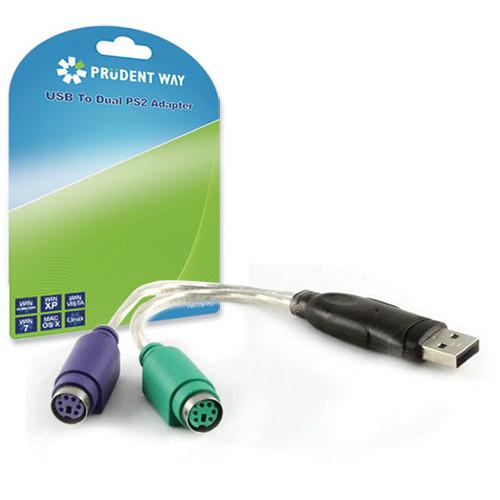 Prudent Way  USB to Dual PS2 Adapter PWI-USB-PS2