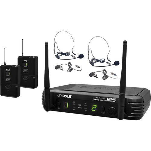 Pyle Pro PDWM3400 UHF Wireless Microphone System PDWM3400, Pyle, Pro, PDWM3400, UHF, Wireless, Microphone, System, PDWM3400,