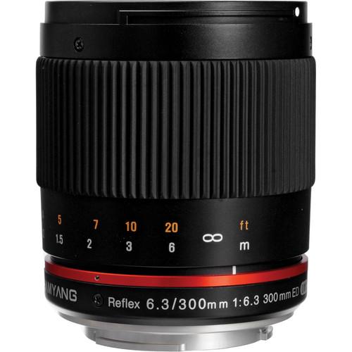 Samyang Reflex 300mm f/6.3 ED UMC CS Lens for Sony E SY300M-E-BK, Samyang, Reflex, 300mm, f/6.3, ED, UMC, CS, Lens, Sony, E, SY300M-E-BK