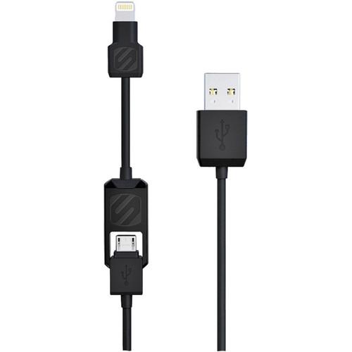 Scosche 3' smartSTRIKE Charge/Sync Cable (Black) I2M, Scosche, 3', smartSTRIKE, Charge/Sync, Cable, Black, I2M,
