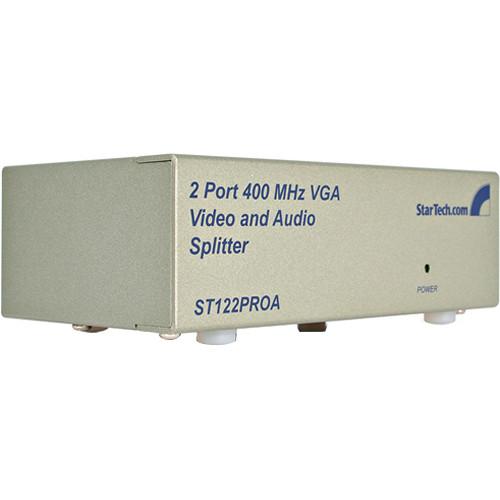 StarTech 2-Port High Resolution VGA Video Splitter ST122PROA, StarTech, 2-Port, High, Resolution, VGA, Video, Splitter, ST122PROA,