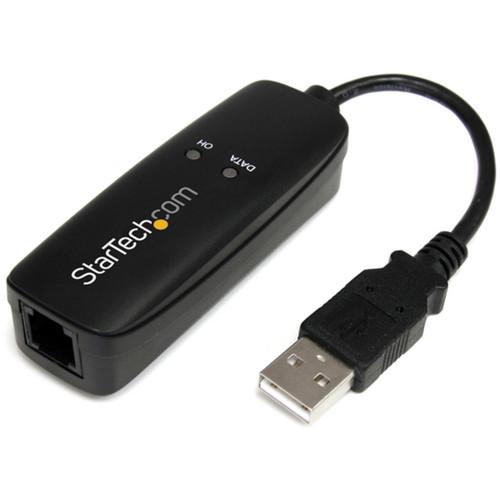 StarTech External V.92 56K USB Fax Dial Up Data Modem USB56KEM3