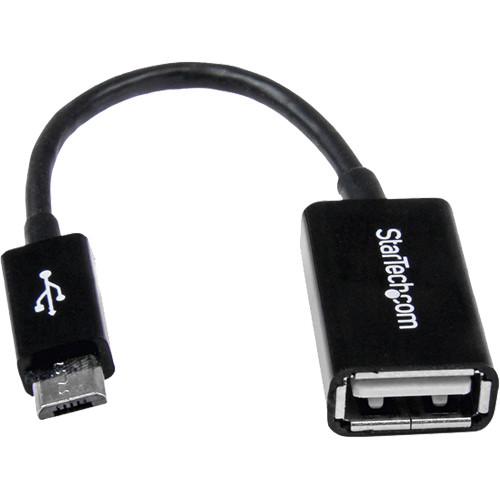 StarTech Micro USB Male to USB OTG Host Adapter Female UUSBOTG