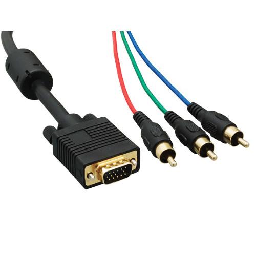 Tera Grand HDB15 Male to RCA Male X3 Cable VGA-3RCAM-06