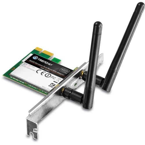 TRENDnet TEW-726EC N600 Wireless Dual Band PCIe Adapter, TRENDnet, TEW-726EC, N600, Wireless, Dual, Band, PCIe, Adapter
