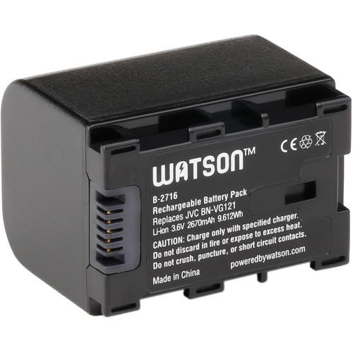Watson BN-VG121 Lithium-Ion Battery Pack (3.6V, 2670mAh) B-2716, Watson, BN-VG121, Lithium-Ion, Battery, Pack, 3.6V, 2670mAh, B-2716