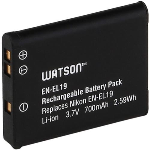 Watson EN-EL19 Lithium-Ion Battery Pack (3.7V, 700mAh) B-3404