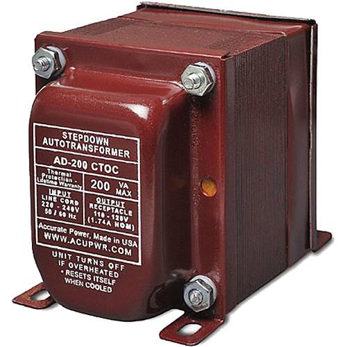 ACUPWR AD-200 CTOC Step Down Transformer (200W) AD-200 CTOC, ACUPWR, AD-200, CTOC, Step, Down, Transformer, 200W, AD-200, CTOC,