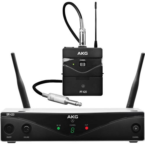 AKG WMS420 UHF Wireless Instrumental System 3415H00010, AKG, WMS420, UHF, Wireless, Instrumental, System, 3415H00010,