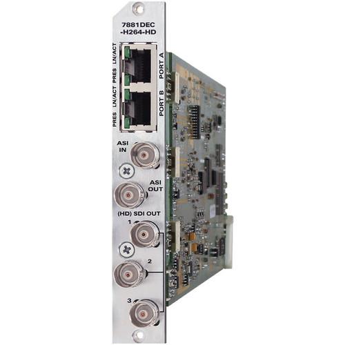 Evertz Microsystems 7881DEC-H264HD H.264/AVC 7881DEC-H264HD 3RU