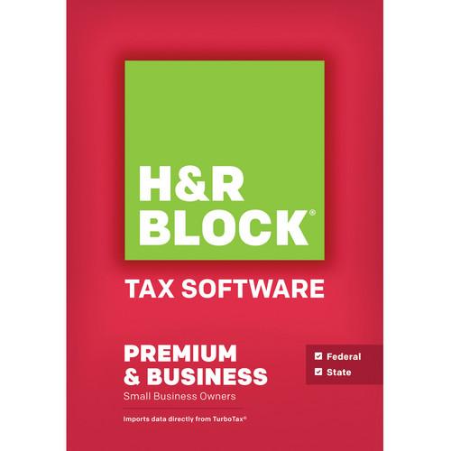 H&R Block Premium and Business 2013 Tax Software 1116800-13