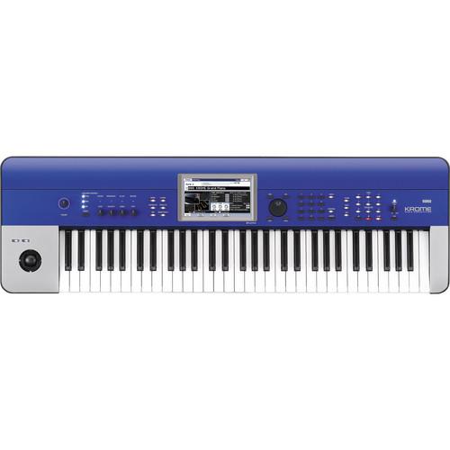 Korg  Krome - Music Workstation (Blue) KROME61BL, Korg, Krome, Music, Workstation, Blue, KROME61BL, Video