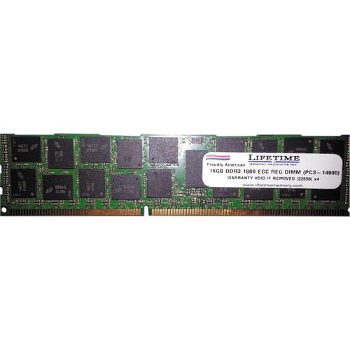 Lifetime Memory 16GB (1 x 16) PC3-14900 DDR3 1866 MHz 10313-16ER, Lifetime, Memory, 16GB, 1, x, 16, PC3-14900, DDR3, 1866, MHz, 10313-16ER