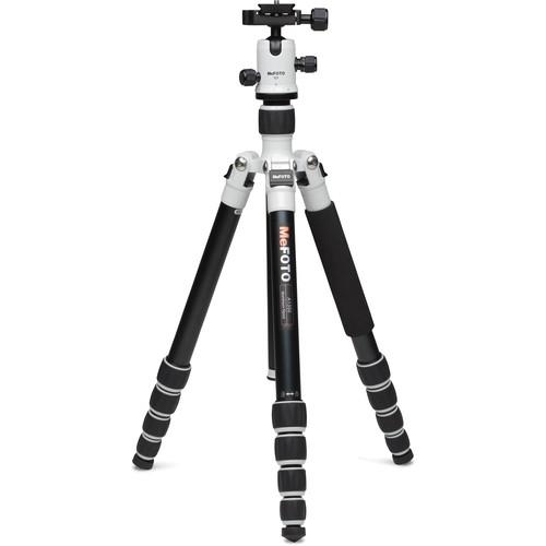 MeFOTO RoadTrip Aluminum Travel Tripod Kit (White) A1350Q1W, MeFOTO, RoadTrip, Aluminum, Travel, Tripod, Kit, White, A1350Q1W,