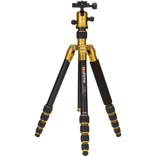 MeFOTO RoadTrip Aluminum Travel Tripod Kit (Yellow) A1350Q1Y