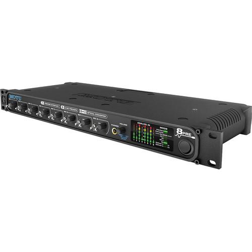 MOTU 8pre 16x12 USB Audio Interface with 8 Mic Inputs and 8510