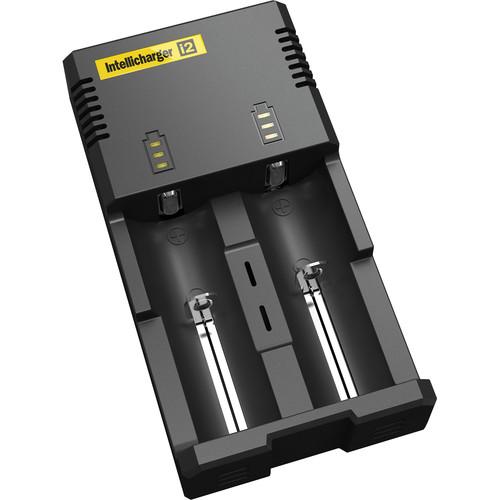 NITECORE i2 Intellicharger Battery Charger Base (2-Bay) I2