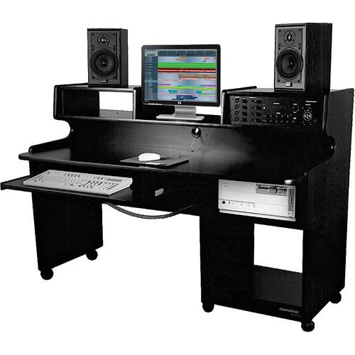Omnirax ProStation Jr. Workstation (Black Melamine) PSJR-B