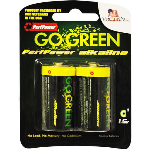 PerfPower GoGreen C Alkaline Batteries (2-Pack) 24003