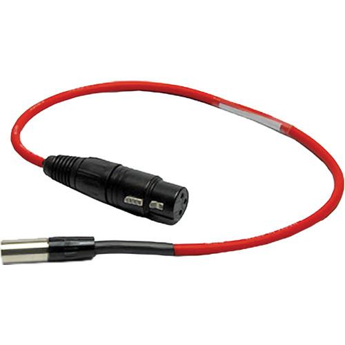 PSC 3-Pin XLR Female to TA3M Red Camera Audio Input FPSC1097NP