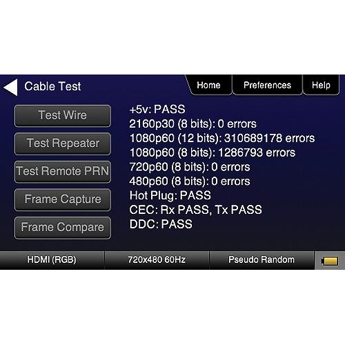 Quantum HDMI Cable Test Software for 780/780A Video 95-00056