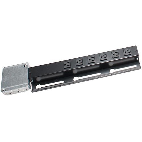 Raxxess 6-Outlets 15A Power Strip with Pigtails and NAPDV06152